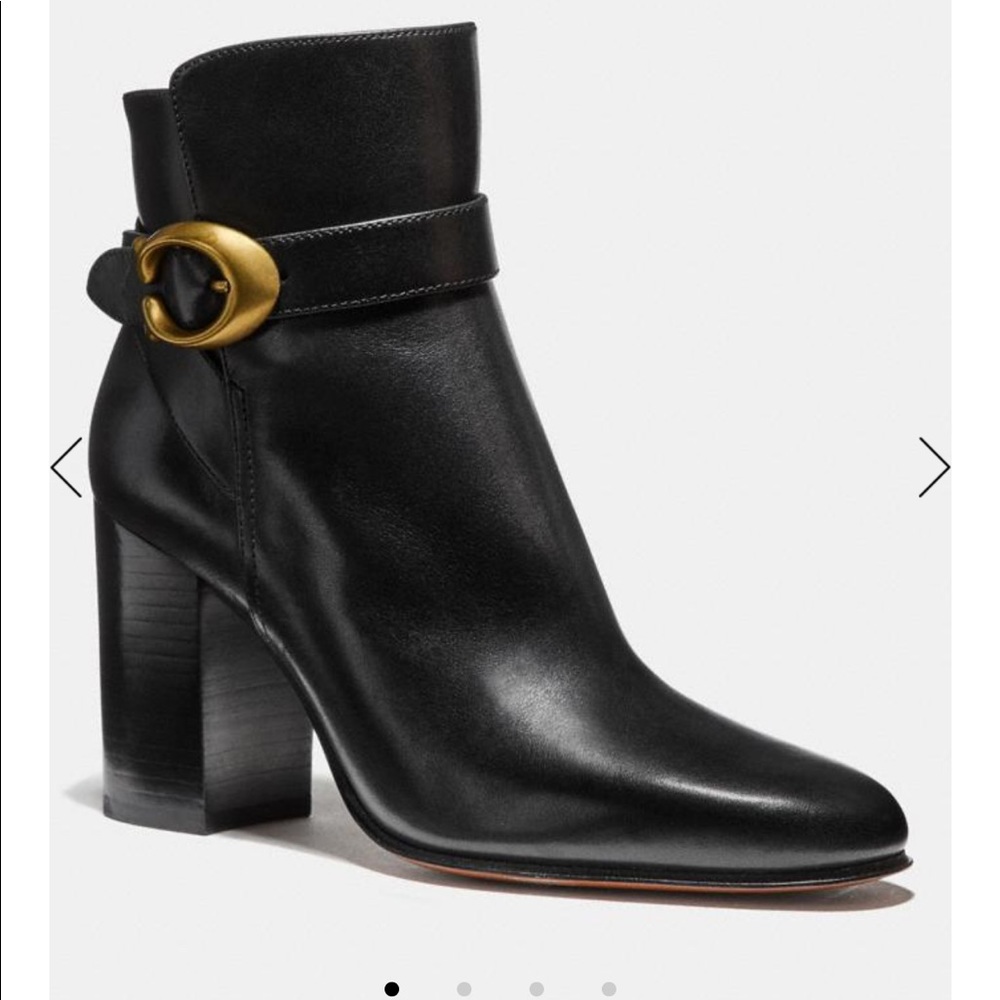 Delaney Coach boot black
